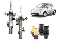COPPIA AMMORTIZZATORI ANT ASHIKA FIAT 500 1.3 D Multijet KW:70 dal 09> MA00162