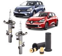 Kit 2 ammortizzatori anteriori + tamponi RENAULT CLIO IV 0.9 1.2 1.5 2012-2021
