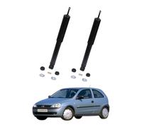 Kit 2 Ammortizzatori Posteriori Adatti per OPEL Corsa C (X01) 2000-2009 DX-SX