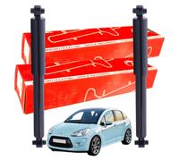 Kit 2 Ammortizzatori Posteriori Speed Per Citroen C3 II SC Da 2009 a 2016 Post
