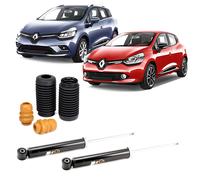 Kit 2 ammortizzatori posteriori + tamponi RENAULT CLIO IV 0.9 1.2 1.5 2012-2021