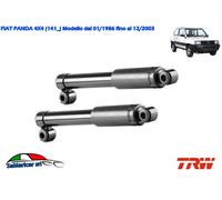 KIT 2 AMMORTIZZATORI POSTERIORI TRW ADATTABILI A FIAT PANDA 141 4X4 01/1986-> OE