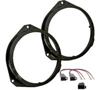 Kit 2 Anelli Adattatori e Cavi Casse Altoparlanti Anteriori Alfa Romeo Mito