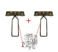 Kit 2 Arresto Porta Posteriore Destra Sinistra Ducato Boxer Jumper 94-06 180°