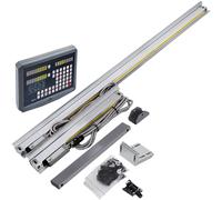 Kit 2 Assi Lettura Digitale DRO Visualizzazione Scale Lineari da 250mm e 1000mm