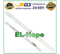 KIT 2 BARRE 28 LED PER TV 43" SAMSUNG UE43NU7020 / UE43NU7400 / UE43NU7 462 mm