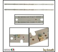 KIT 2 BARRE LED PER HAIER LE32A31N LE32U3000