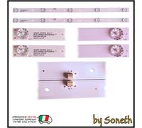 KIT 2 BARRE LED TV PER NORDMENDE 28" ND28S3000JSMART