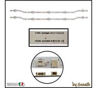 KIT 2 BARRE LED TV PER SAMSUNG UE32M4000 UE32M4000AK UE32M4000AKXZT