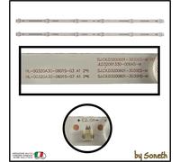 KIT 2 BARRE LED TV PER SMART TECH LE32Z4 LE-32Z4 LE32Z4TS LE-32Z4TS LE-32P28