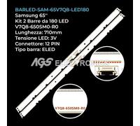 KIT 2 BARRE STRIP 180 LED TV SAMSUNG V7Q8-650SM0-R0 BN96-42153A