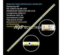 KIT 2 BARRE STRIP 56 LED TV SAMSUNG SLED2010SVS40120HZ_560DV1.0