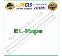 KIT 2 BARRE STRIP 58 LED PER TV 49" SAMSUNG E-LED1046 / ES-ELED-059 / M94708