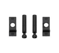 Kit 2 Basi Di Fissaggio per Profilo Sospeso STARLINE - NERO