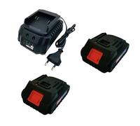 Kit 2 Batteria 24V + Caricabatterie per Mini Sega Elettrica Motosega Tagliarami