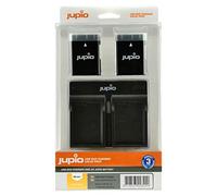 Kit Jupio con 2x batteria EN-EL14/EN-EL14A 1100mAh + caricatore doppio USB V4