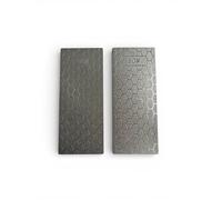 Kit 2 blocchi diamantati per levigatura manuale - grana 80 + 200 - cunei per finitura bordi piastrelle, pietra, marmo e cemento - utensile professionale - Outillage Carreleur 2.0