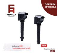 Kit 2 Bobine d'Accensione NGK Opel Combo 1.4 CNG 120 CV 1.4 120 CV 2012/2021