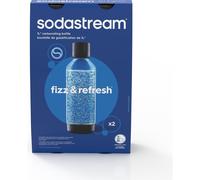 Kit 2 bottiglie Fuse Sodastream 1LT lavabili in lavastoviglie