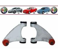 KIT 2 BRACCI BRACCETTI SOSPENSIONE ANTERIORI SUPERIORI ALFA ROMEO 147 156 GT