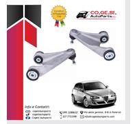 KIT 2 BRACCI OSCILLANTI SOSPENSIONE ANTERIORI SUPERIORI BIRTH ALFA 147 156 GT