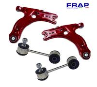 KIT 2 BRACCI OSCILLANTI TRAPEZI RINFORZATI FRAP E BIELLETTE VW GOLF IV 1997-2005