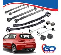 KIT 2 BRACCI SOSPENSIONE POSTERIORE KIT COMPLETO 12 PEZZI ALFA ROMEO 147 156 GT