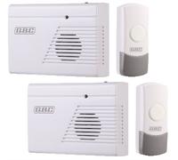 KIT 2 CAMPANELLI WIRELESS CON PULSANTI IP44