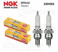 KIT 2 CANDELE CANDELA ORIGINALE NGK C8HSA MOTO GUZZI V65 LARIO 650 -1986