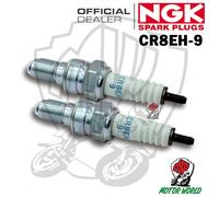 KIT 2 CANDELE SPARK PLUG NGK CR8EH-9 HONDA XL 125 Varadéro De Luxe 2011 IN POI