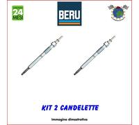 Kit 2 Candelette Beru Per Vw Xl1