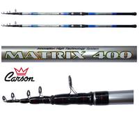kit 2 canne surfcasting matrix 4m 50-150g pesca mare surfcasting carbonio