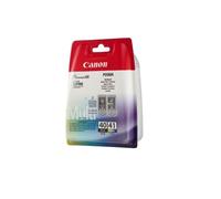KIT 2 CARTUCCE ORIGINALI CANON 0615B043 0615B036 PG-40 + CL-41 Bk Col