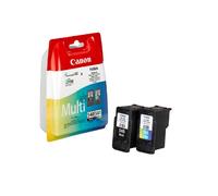 KIT 2 CARTUCCE ORIGINALI CANON 5225B006 PG-540 BK + CL-541 COL
