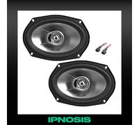 Kit 2 casse ALPINE Ant o Post SXE-6925S 6X9 per Jeep Renegade + 2 Connettori