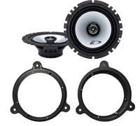 Kit 2 casse Alpine SXE-1725S Con 2 supporti, Compatibile Con Smart ForTwo/ForFour (453), Hyundai i10 Dal 2020, Mazda CX-5 dal 2017, CX-9 dal 2016, MX-5 Dal 2015 E Altri Modelli.