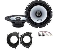 Kit 2 casse Alpine SXE-1725S da 16,5 per Renault Clio IV dal 2013 al 2021 + 2 Supporti Anteriori +2 Connettori