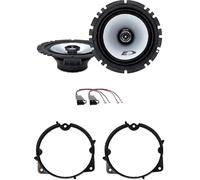 Kit 2 Casse ALPINE SXE-1725S Per Ford KA Dal 2009 In Poi Con 2 Supporti Posteriori, 2 Connettori