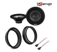 Kit 2 Casse Altoparlanti Alpine per Audi A4 B8 Anteriori SXE-2035S Coassiali