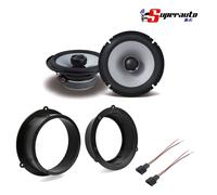 Kit 2 Casse Altoparlanti Alpine per Audi A4 B8 Posteriori S2-S65 Coassiali