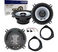 Kit 2 Casse Altoparlanti Alpine SXE-1325S Posteriori per Fiat Punto EVO (199)