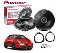 Kit 2 Casse Altoparlanti Ant/Post Pioneer TS-G1710F per Alfa Romeo Mito dal 2008