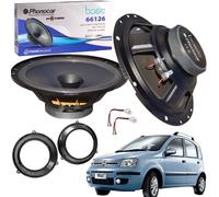 Kit 2 Casse Altoparlanti Anteriori per Fiat Panda dal 2003 Phonocar Doppio Cono