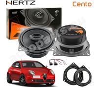 Kit 2 Casse Altoparlanti Hertz CX 100 Posteriori per Alfa Romeo Mito dal 2008