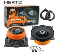 Kit 2 Casse Altoparlanti Hertz DCX 100.3 Posteriori per Fiat Punto EVO dal 2008
