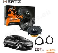 Kit 2 Casse Altoparlanti Hertz DCX 130.3 Posteriori per Renault Megane III