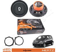 Kit 2 Casse Altoparlanti Hertz Dcx 165.3 ANT o POST per Lancia MUSA dal 2004-12
