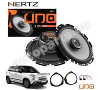 Kit 2 Casse Altoparlanti Hertz X170 Anteriori per Fiat 500L dal 2012 200W