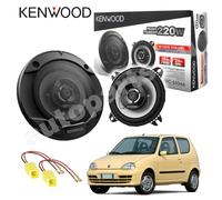Kit 2 Casse Altoparlanti Kenwood KFC-S1066 Anteriori per Fiat Seicento/600