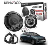 Kit 2 Casse Altoparlanti Kenwood KFC-S1066 Posteriori per Fiat Tipo II dal 2015